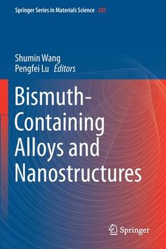 portada Bismuth-Containing Alloys and Nanostructures (en Inglés)