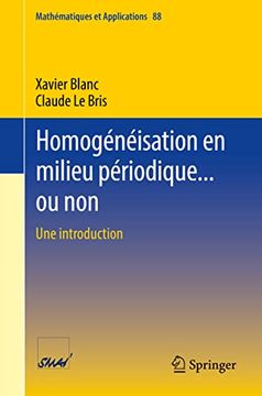 portada Homogénéisation En Milieu Périodique... Ou Non: Une Introduction (en Francés)