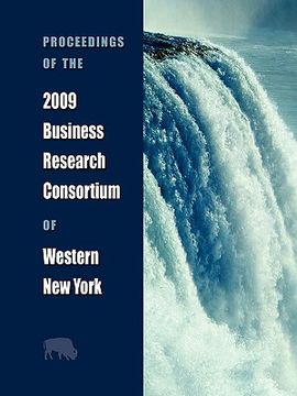 portada proceedings of the 2009 business research consortium of western new york (en Inglés)