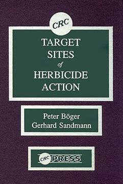 portada target sites of herbicide action (en Inglés)