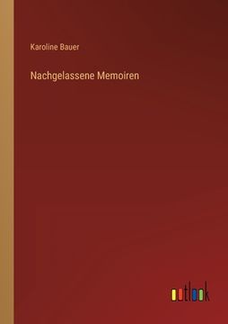 portada Nachgelassene Memoiren (en Alemán)