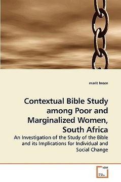 portada contextual bible study among poor and marginalized women, south africa (en Inglés)
