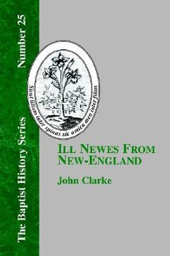 portada ill newes from new-england (in English)
