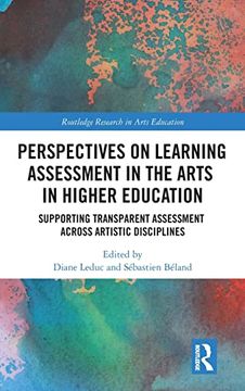 portada Perspectives on Learning Assessment in the Arts in Higher Education (Routledge Research in Arts Education) 