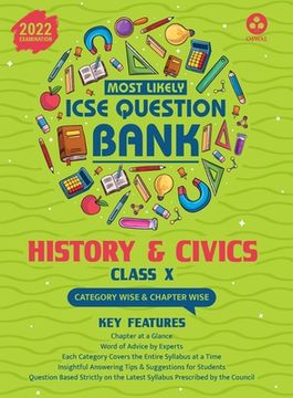 portada Most Likely Question Bank - History & Civics: ICSE Class 10 for 2022 Examination