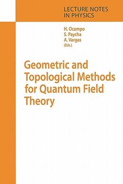 portada geometric and topological methods for quantum field theory (en Inglés)