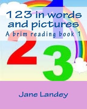 portada 123 in words and pictures: A brim reading book