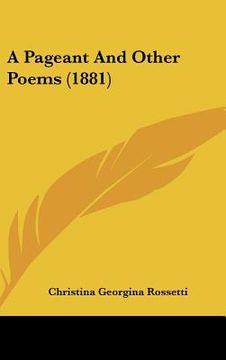 portada a pageant and other poems
