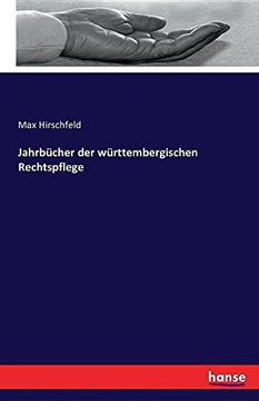 portada Jahrbücher der württembergischen Rechtspflege