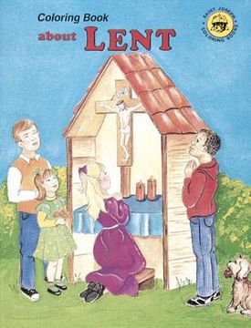 portada coloring book about lent (en Inglés)
