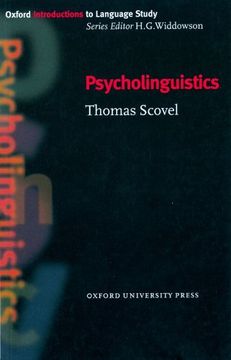 portada Psycholinguistics (en Inglés)