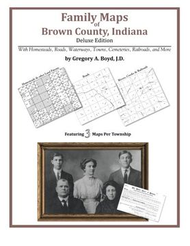 portada Family Maps of Brown County, Indiana, Deluxe Edition (en Inglés)