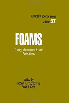 portada Foams: Theory: Measurements: Applications: Theory, Measurement and Applications (Surfactant Science) (en Inglés)