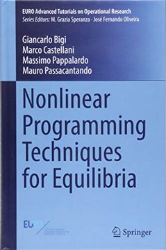 portada Nonlinear Programming Techniques for Equilibria (Euro Advanced Tutorials on Operational Research) (en Inglés)