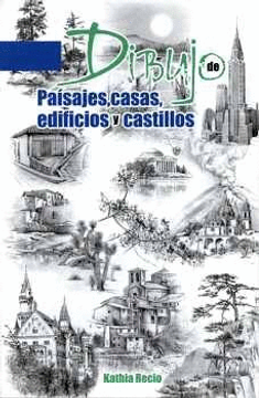 portada Dibujo de paisajes, casas, edificios y castillos