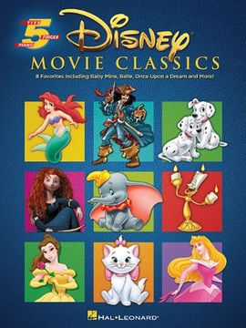 portada Five-Finger Piano: Disney Movie Classics