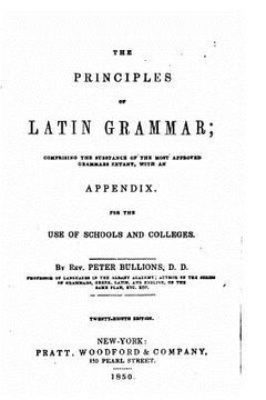 portada The Principles of Latin Grammar (en Inglés)