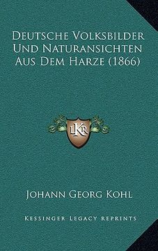 portada Deutsche Volksbilder Und Naturansichten Aus Dem Harze (1866) (en Alemán)