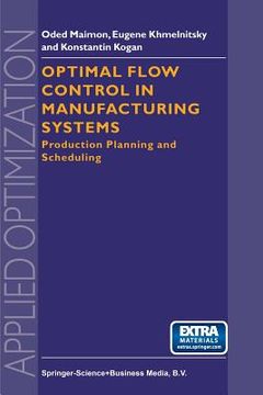 portada optimal flow control in manufacturing systems (in English)