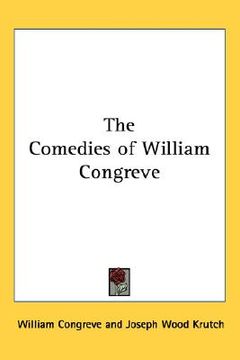 portada the comedies of william congreve (in English)