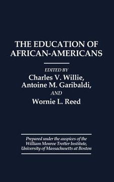 portada the education of african-americans (en Inglés)