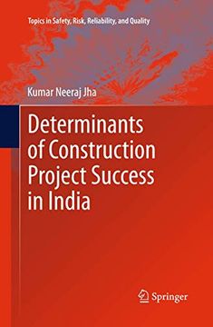 portada Determinants of Construction Project Success in India (en Inglés)
