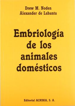 portada Embriologia de los Animales Domesticos