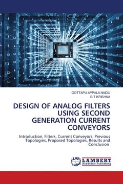 portada Design of Analog Filters Using Second Generation Current Conveyors (in English)