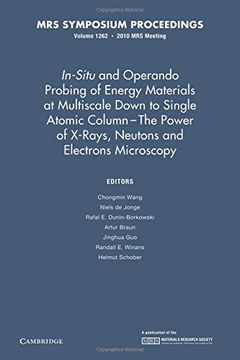 portada In-Situ and Operando Probing of Energy Materials at Multiscale Down to Single Atomic Column - the Power of X-Rays, Neutrons and Electron Microscopy: V: Volume 1262 (Mrs Proceedings) (en Inglés)