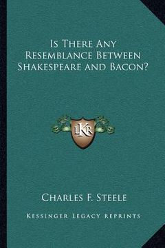 portada is there any resemblance between shakespeare and bacon? (en Inglés)