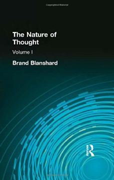 portada The Nature of Thought: Volume i (Muirhead Library of Philosophy)