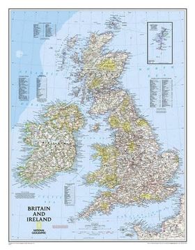 portada Britain and Ireland Wall Map (tubed) British Isles