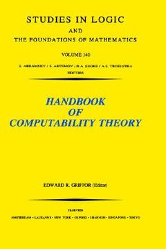 portada handbook of computability theory (en Inglés)