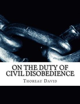 portada On the Duty of Civil Disobedience (in English)