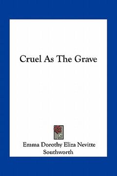 portada cruel as the grave (in English)