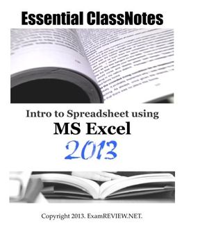 portada Essential ClassNotes Intro to Spreadsheet using MS Excel 2013