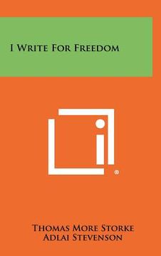 portada i write for freedom (in English)