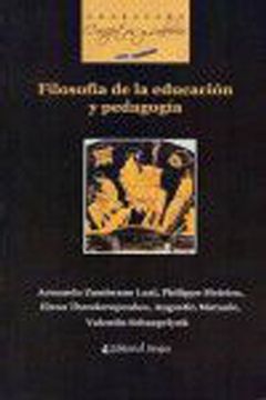 portada Filosofia De La Educacion Y Pedagogia