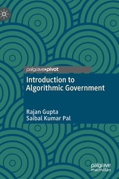 portada Introduction to Algorithmic Government (en Inglés)