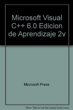 portada Microsoft Visual C++ 6.0 Edicion de Aprendizaje 2v