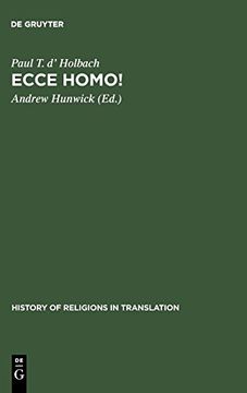 portada Ecce Homo! (History of Religions in Translation) (en Inglés)