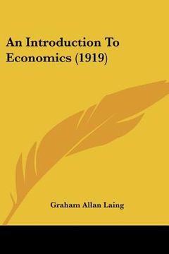 portada an introduction to economics (1919) (in English)