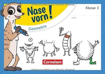 portada Nase Vorn! - Mathematik - Übungshefte: 3. Schuljahr - Geometrie: Übungshefte (in German)