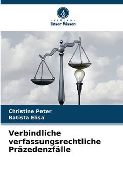 portada Verbindliche verfassungsrechtliche Präzedenzfälle (in German)