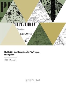 portada Bulletin du Comité de l'Afrique française (en Francés)