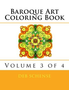 portada Baroque Art Coloring Book Volume 3 of 4