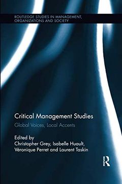 portada Critical Management Studies: Global Voices, Local Accents (in English)