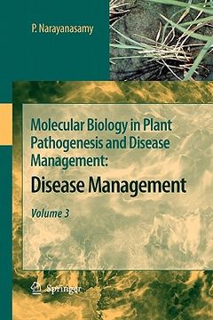 portada molecular biology in plant pathogenesis and disease management:: disease management, volume 3 (in English)