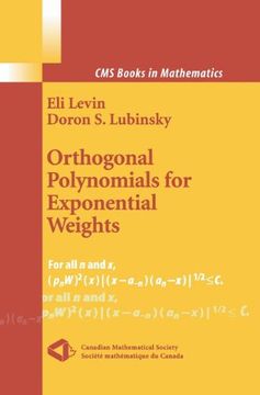 portada Orthogonal Polynomials for Exponential Weights (CMS Books in Mathematics)