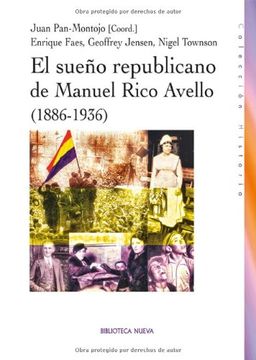 portada El sueño republicano de Manuel Rico Avello (1886-1936)